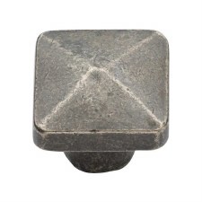 Heritage Pyramid Cabinet Knob RPW390 32mm Rustic Pewter Heritage Pyramid Cabinet Knob RPW390 32mm Rustic Pewter