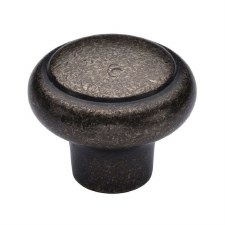 Heritage Newport Cabinet Knob RPW3990 38mm Rustic Pewter