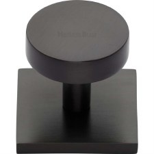 Heritage Disc Cabinet Knob SQ3880 Matt Bronze