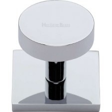 Heritage Disc Cabinet Knob SQ3880 Polished Chrome