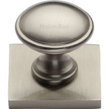 Heritage Domed Cabinet Knob SQ3950 Satin Nickel