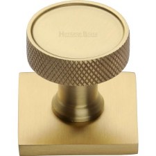 Heritage Florence Cabinet Knob SQ4648 Satin Brass