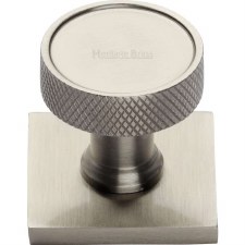 Heritage Florence Cabinet Knob SQ4648 Satin Nickel
