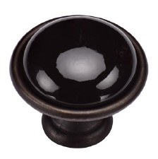 Heritage Black Domed Cabinet Knob TK4316 35mm Matt Bronze Heritage Black Domed Cabinet Knob TK4316 35mm Matt Bronze