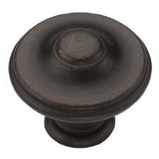 Heritage Domed Cabinet Knob TK4408 35mm Matt Bronze