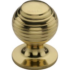Heritage Beehive Cabinet Knob V976 32mm Polished Brass Lacquered Heritage Beehive Cabinet Knob V976 32mm Polished Brass Lacquered