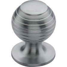 Heritage Beehive Cabinet Knob V976 32mm Satin Chrome Heritage Beehive Cabinet Knob V976 32mm Satin Chrome