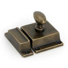 From The Anvil Cabinet Latch Burnished Brass