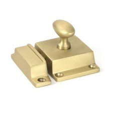 From The Anvil Cabinet Latch Satin Brass