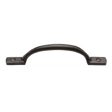 Heritage Cabinet Sash Pull Handle FB1090 152mm Black Iron Rustic