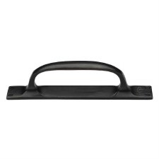 Heritage Cabinet Pull on Plate RDB1142 178mm Rustic Dark Bronze