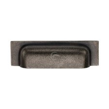 Heritage Military Drawer Pull RPW1720 76/96mm Rustic Pewter