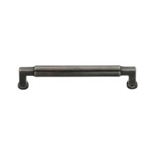 Heritage Bauhaus Cabinet Pull RPW3312 128mm Rustic Pewter