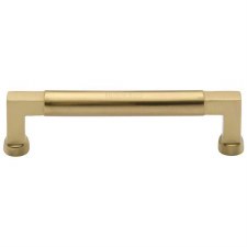 Heritage Bauhaus Cabinet Pull C0312 128mm Satin Brass