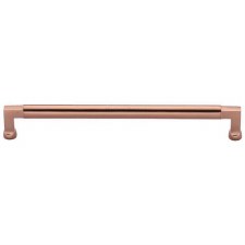 Heritage Bauhaus Cabinet Pull C0312 254mm Satin Rose Gold