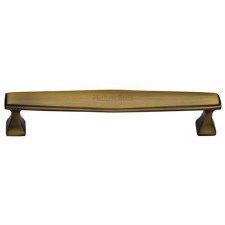 Heritage Art Deco Cabinet Pull C0334 160mm Antique Brass Heritage Art Deco Cabinet Pull C0334 160mm Antique Brass