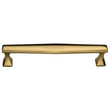 Heritage Art Deco Cabinet Pull C0334 160mm Polished Brass Lacquered Heritage Art Deco Cabinet Pull C0334 160mm Polished Brass Lacquered