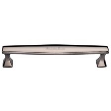 Heritage Art Deco Cabinet Pull C0334 160mm Polished Nickel Heritage Art Deco Cabinet Pull C0334 160mm Polished Nickel