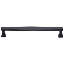 Heritage Art Deco Cabinet Pull C0334 203mm Matt Black Heritage Art Deco Cabinet Pull C0334 203mm Matt Black