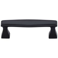 Heritage Art Deco Cabinet Pull C0334 96mm Matt Black Heritage Art Deco Cabinet Pull C0334 96mm Matt Black