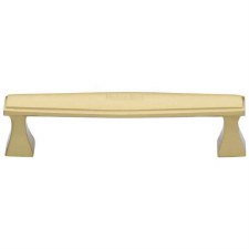 Heritage Art Deco Cabinet Pull C0334 128mm Satin Brass Heritage Art Deco Cabinet Pull C0334 128mm Satin Brass