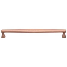 Heritage Art Deco Cabinet Pull C0334 254mm Satin Rose Gold Heritage Art Deco Cabinet Pull C0334 254mm Satin Rose Gold
