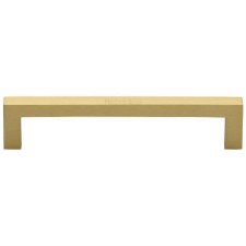 Heritage City Cabinet Pull C0339 128mm Satin Brass