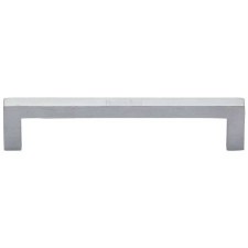 Heritage City Cabinet Pull C0339 128mm Satin Chrome