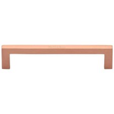 Heritage City Cabinet Pull C0339 128mm Satin Rose Gold