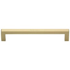 Heritage City Cabinet Pull C0339 160mm Satin Brass