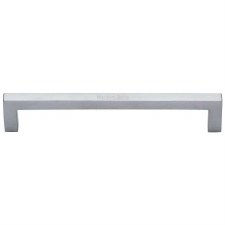 Heritage City Cabinet Pull C0339 160mm Satin Chrome