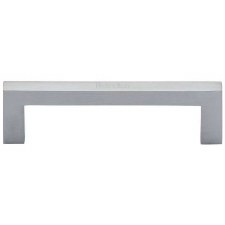 Heritage City Cabinet Pull C0339 96mm Satin Chrome Heritage City Cabinet Pull C0339 96mm Satin Chrome