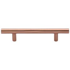 Heritage Cabinet Pull C0361 101mm Satin Rose Gold