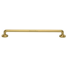 Heritage Traditional Cabinet Pull C0376 256mm Satin Brass Heritage Traditional Cabinet Pull C0376 256mm Satin Brass