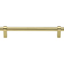 Heritage Industrial Cabinet Pull C2480 160mm Polished Brass Lacquered