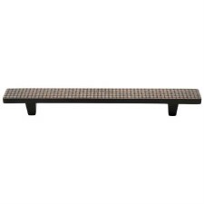 Heritage Weave Cabinet Pull C3765 160mm Aged Brass