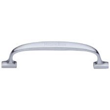 Heritage Durham Cabinet Pull C7213 128mm Satin Chrome Heritage Durham Cabinet Pull C7213 128mm Satin Chrome
