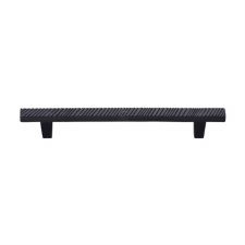 Heritage Textured Cabinet Pull FB3425 160mm Black Iron Rustic