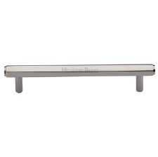 Heritage Cabinet Pull V4422 128mm Polished Nickel Heritage Cabinet Pull V4422 128mm Polished Nickel