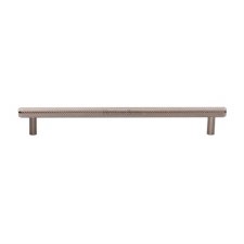 Heritage Knurled Cabinet Pull V4458 192mm Satin Nickel