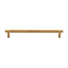 Heritage Knurled Cabinet Pull V4461 192mm Satin Brass Heritage Knurled Cabinet Pull V4461 192mm Satin Brass