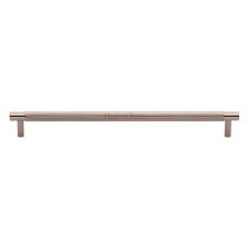 Heritage Knurled Cabinet Pull V4461 254mm Polished Nickel