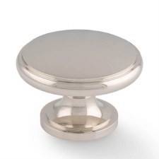 Cambridge Cupboard Knob 38mm Polished Nickel