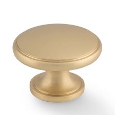 Cambridge Cupboard Knob 38mm Satin Brass Lacquered