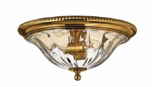 Hinkley Cambridge Flush Mount Light Burnished Brass Hinkley Cambridge Flush Mount Light Burnished Brass