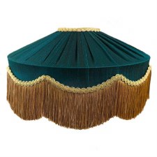 Carousel Lampshade 16" Emerald Green