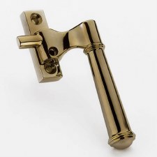 Aston Linford Casement Fastener Lockable Hook Plate RH Antique Brass Unlacquered