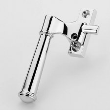 Aston Linford Casement Fastener Lockable Rim Strike LH Polished Chrome