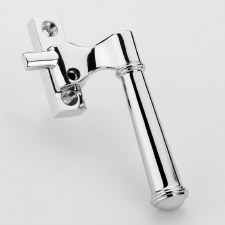 Aston Linford Casement Fastener Lockable Rim Strike RH Polished Chrome
