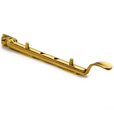 Spoon End Window Stay 10" Polished Brass Lacquered